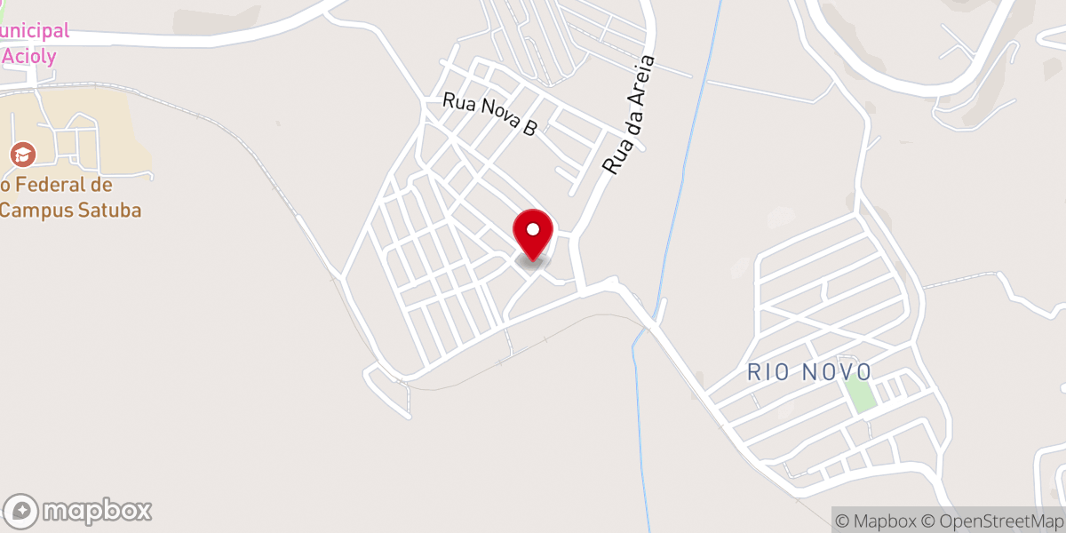 Map showing location of Assembleia De Deus - Rio Novo SEDE