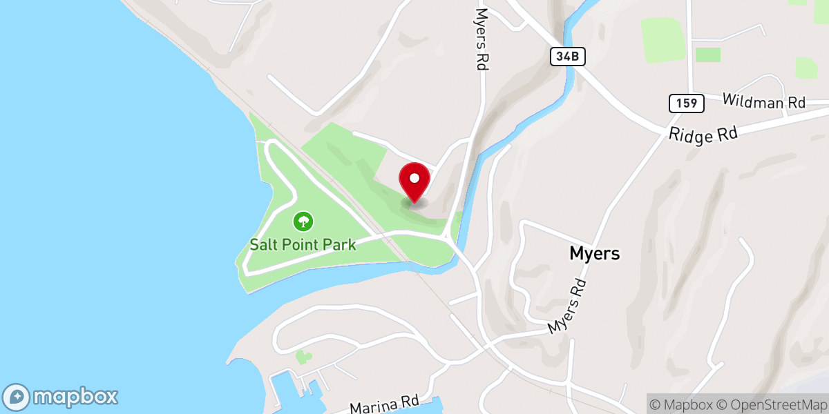 Map showing location of Saint George Orthodox Church