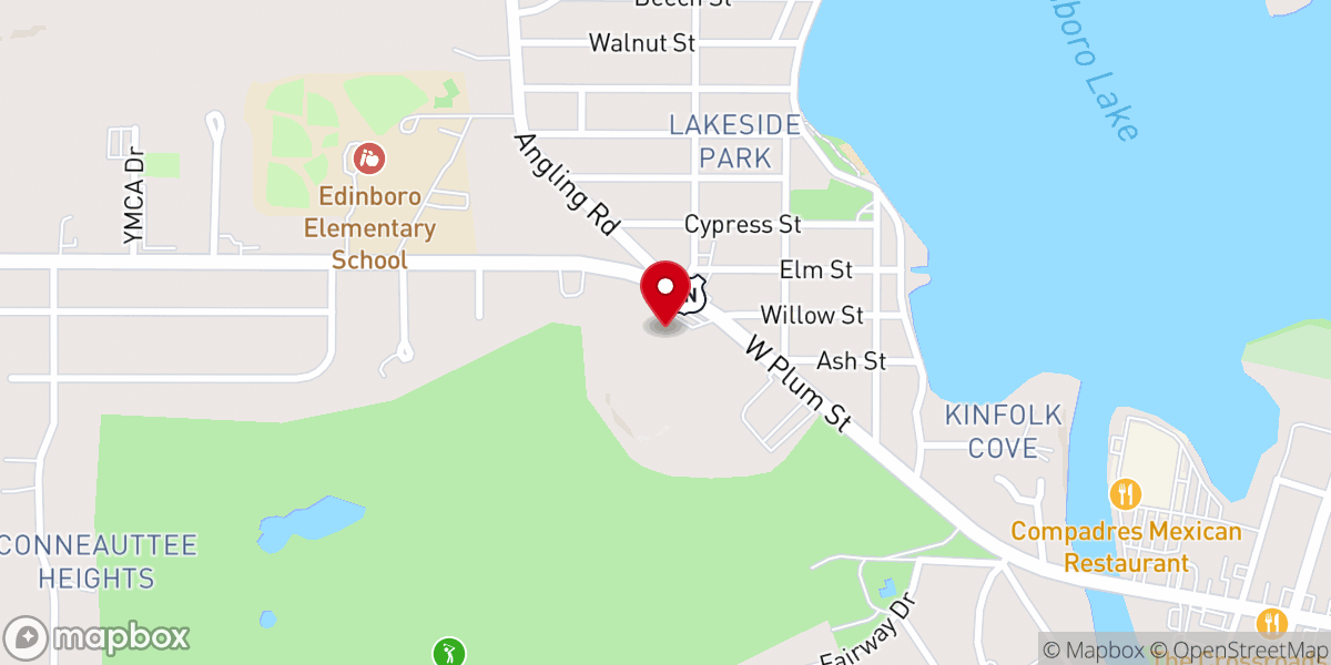 Map showing location of Saint Augustine Church