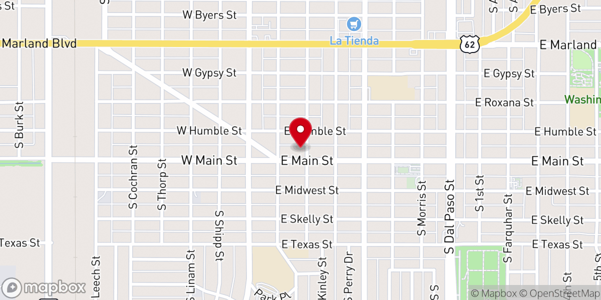 Map showing location of The Salvation Army