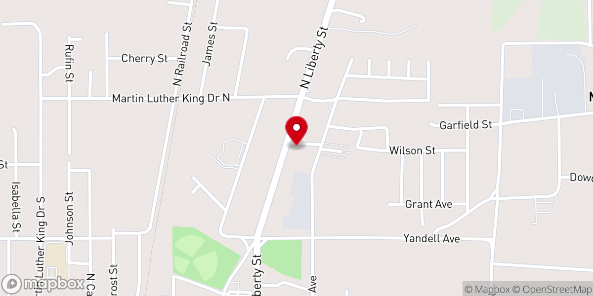 Map showing location of Healing Where You Hurt