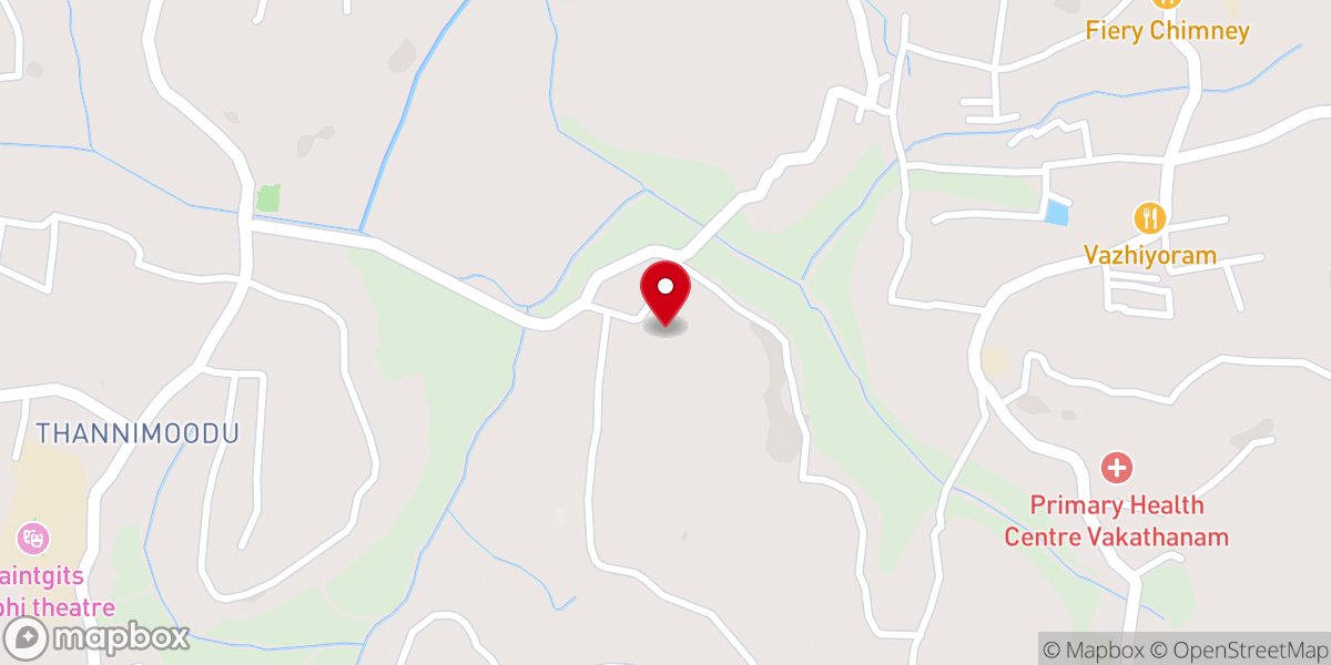 Map showing location of St. John's Orthodox Church | Vakathanam Valiyapally | Vakathanam