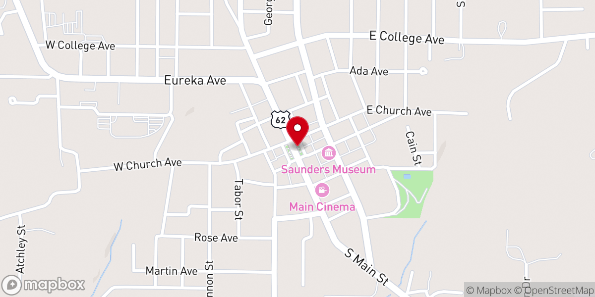 Map showing location of Fountain Park