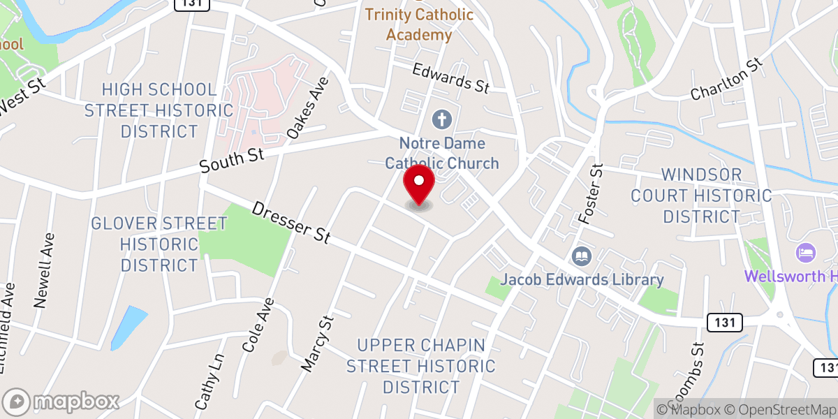 Map showing location of Iglesia El Mesias
