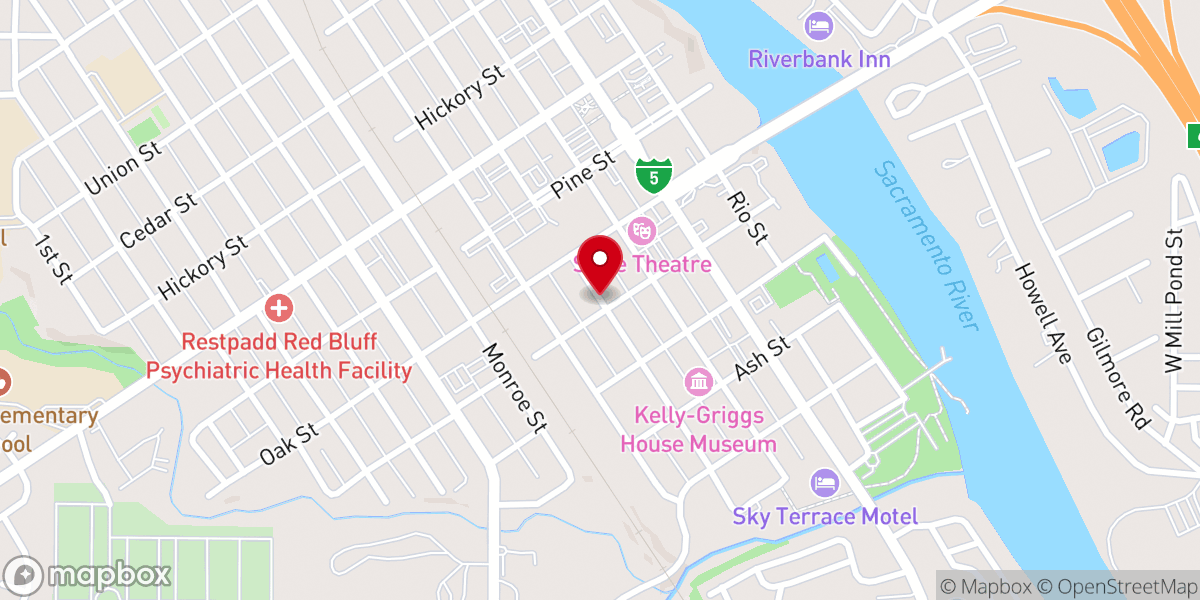 Map showing location of Saint Peters Episcopal Church