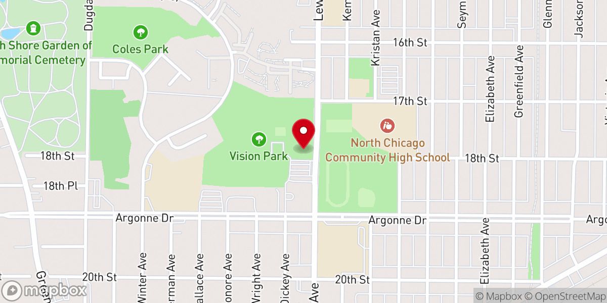 Map showing location of know god Ministries