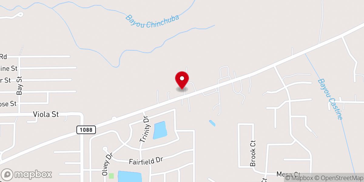 Map showing location of Redeemer Lutheran Church LCMS