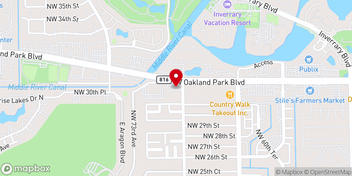 Map showing location of Sunrise Seventh-day Adventist Church