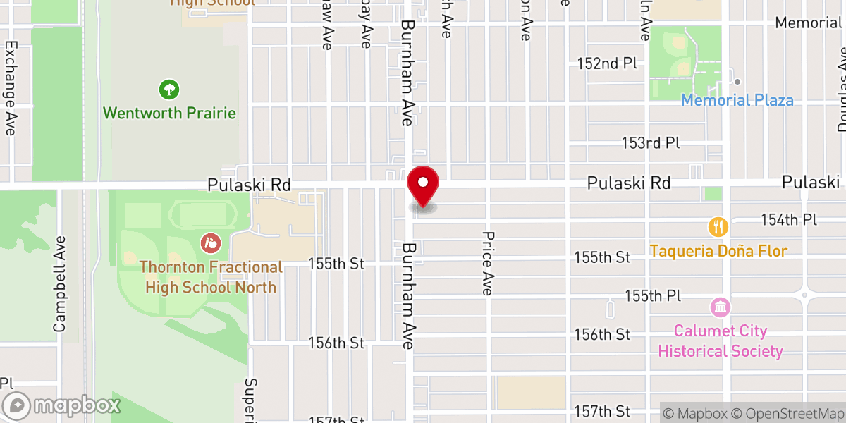 Map showing location of First Pentecostal Community