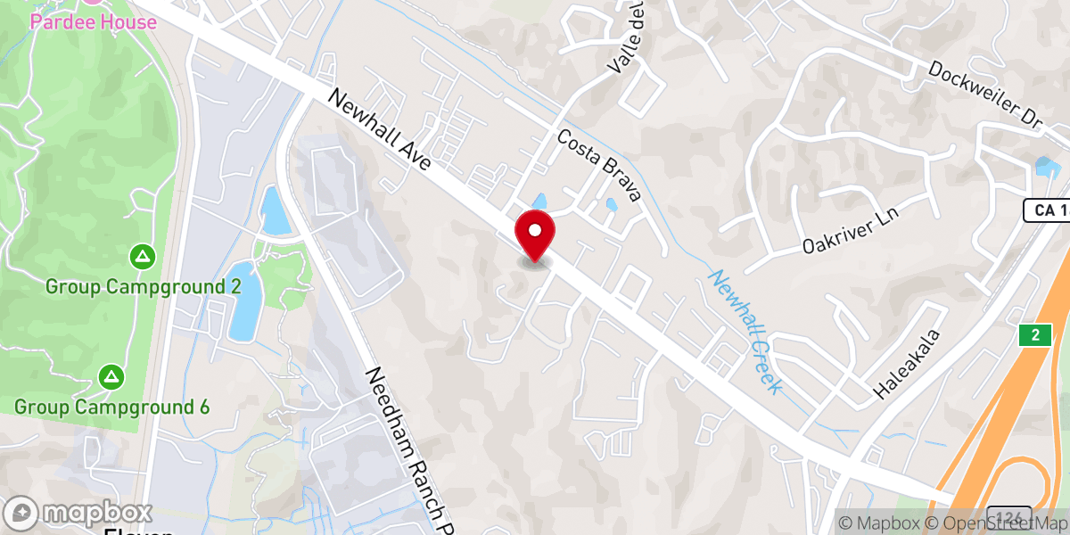 Map showing location of Aliento De Vida c.d.a