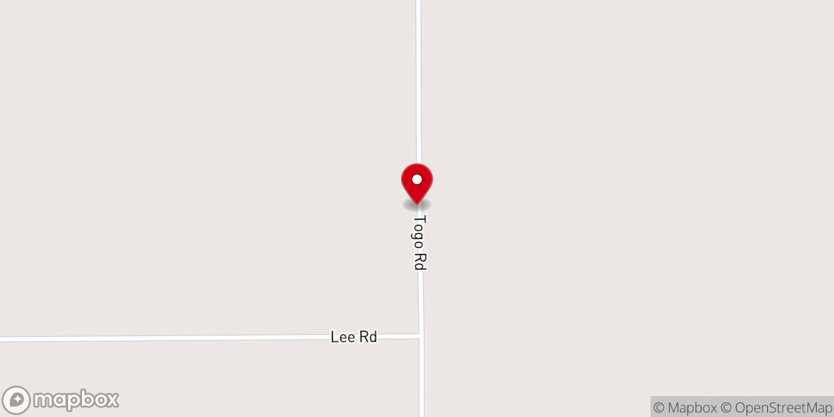 Map showing location of First James Creek Baptist Church