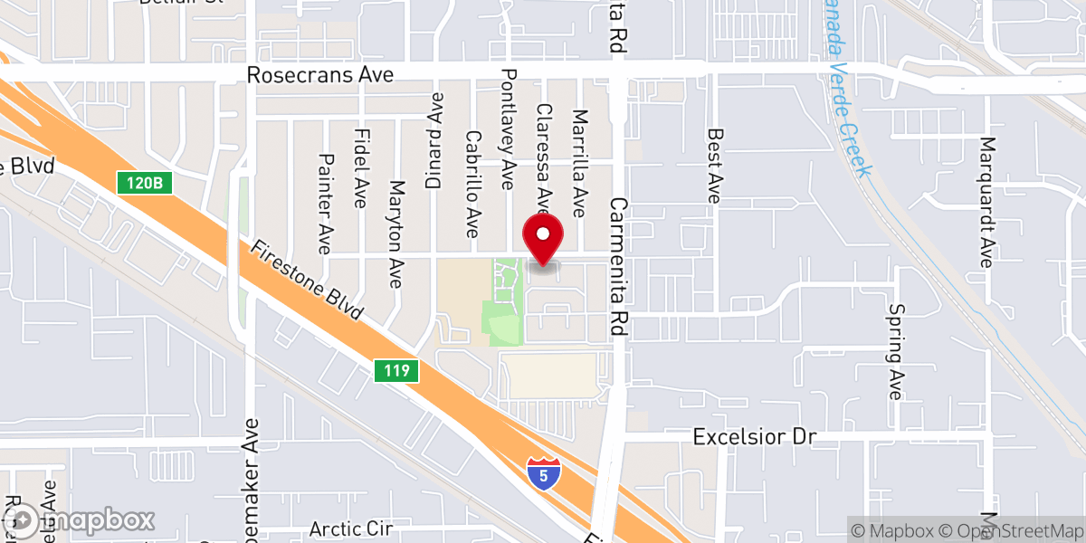 Map showing location of Spirit Life Community Church