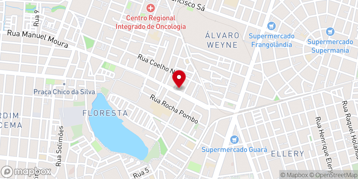 Map showing location of Igreja Missão Evangélica Pentecostal do Brasil - MEPB Álvaro Weyne (Teodomiro de Castro)
