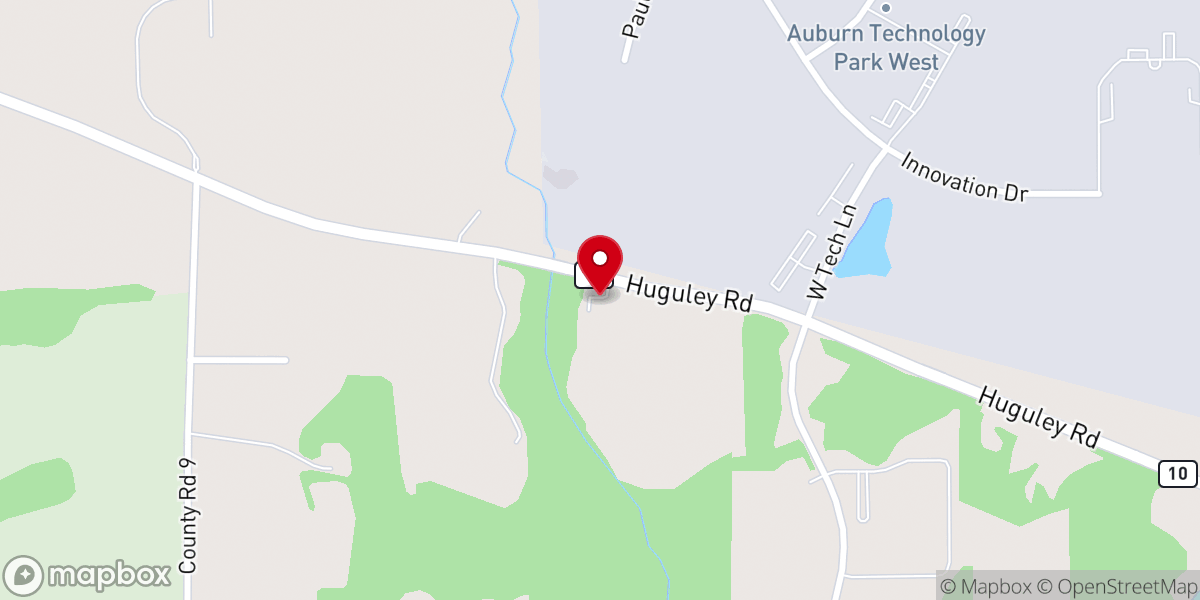 Map showing location of St Matthew Baptist Church