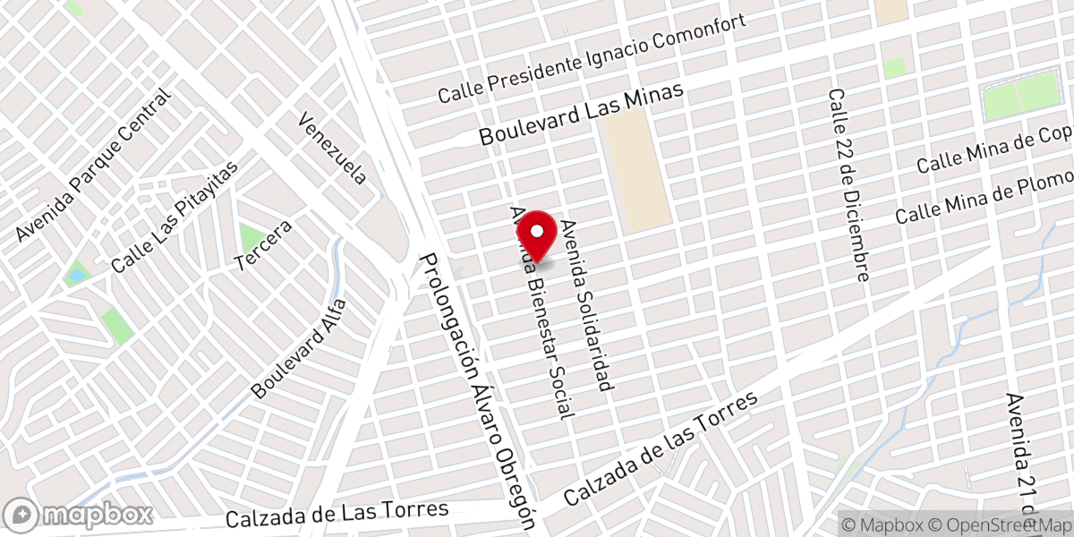 Map showing location of Iglesia Adventista del Séptimo Día - Maranata