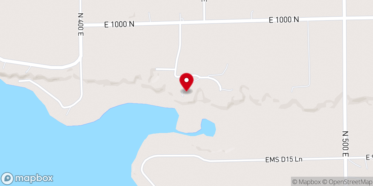 Map showing location of Camp Ella J Logan