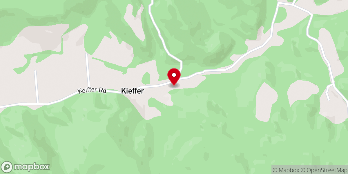 Map showing location of Beaver Creek Baptist Church