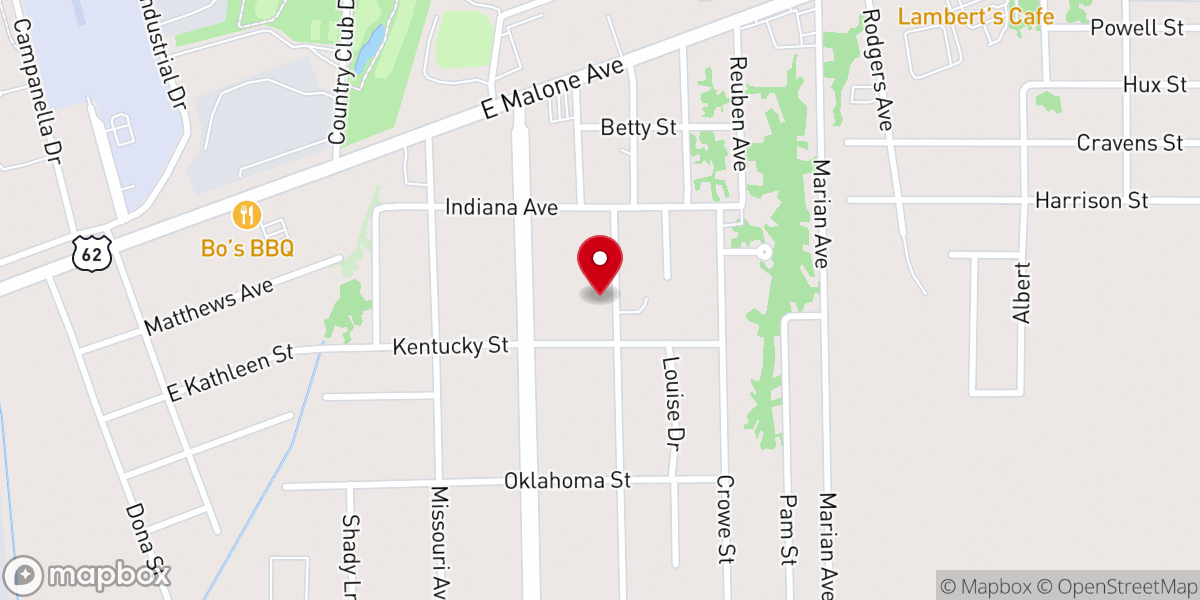 Map showing location of Illinois Avenue General Baptist Church