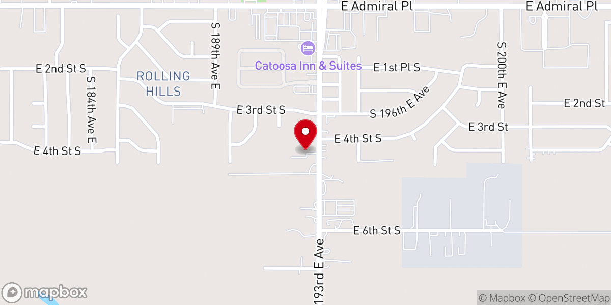 Map showing location of Rock, Revival Church