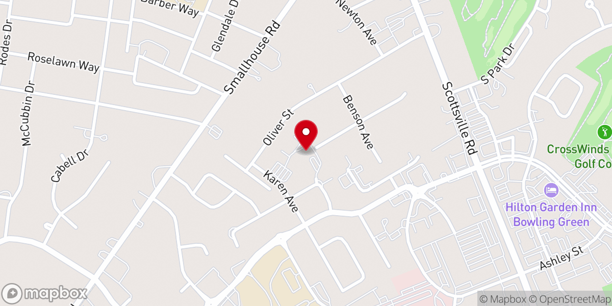 Map showing location of Broadway United Methodist Church