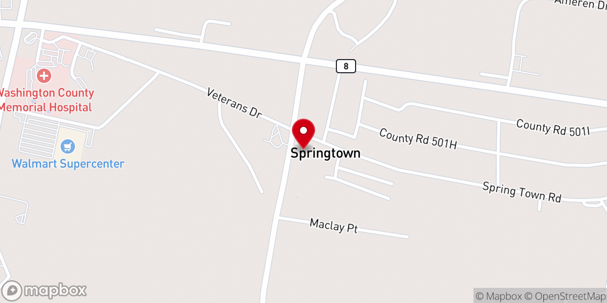 Map showing location of Covenant Grace Church of God