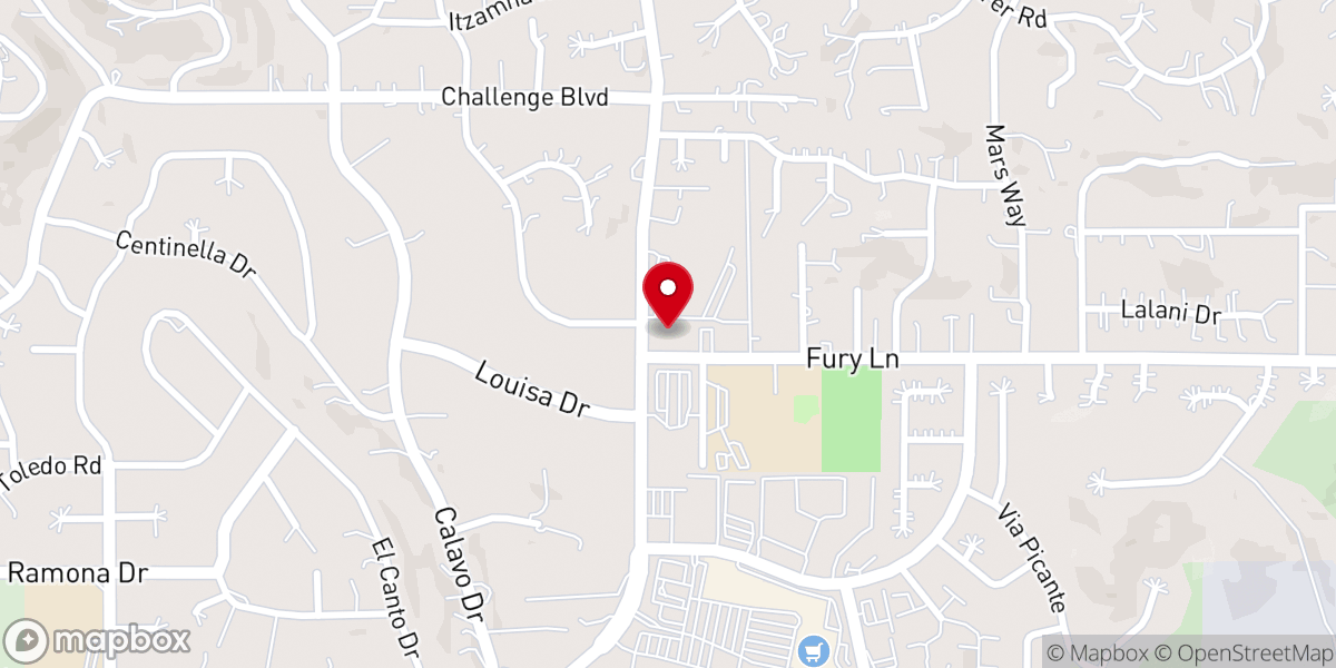Map showing location of Shepherd of the Valley Lutheran Church
