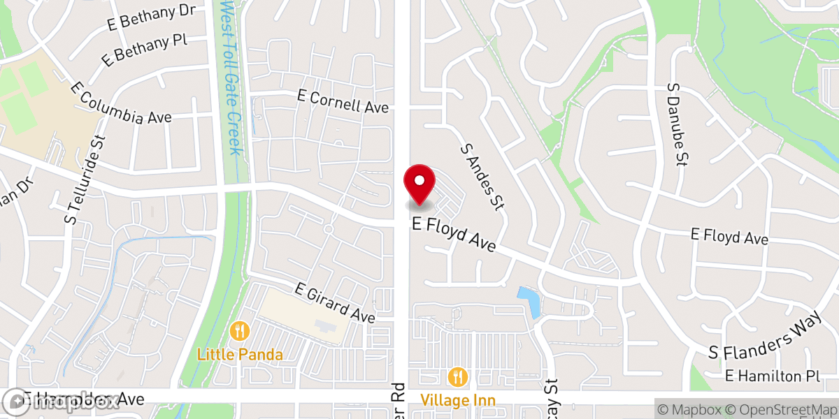 Map showing location of Peace With Christ Lutheran Church