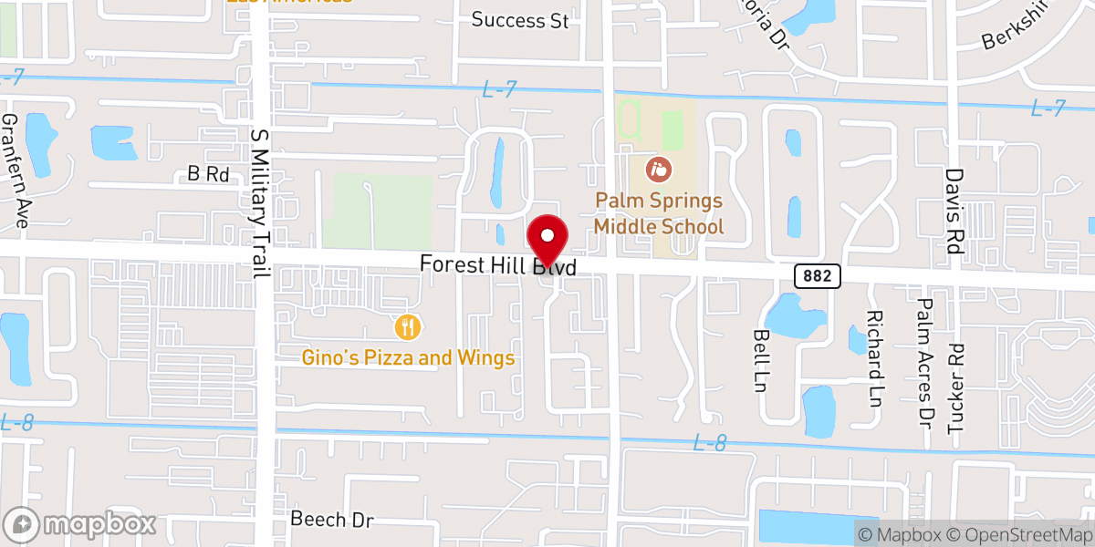 Map showing location of New Beginnings Glorious Church