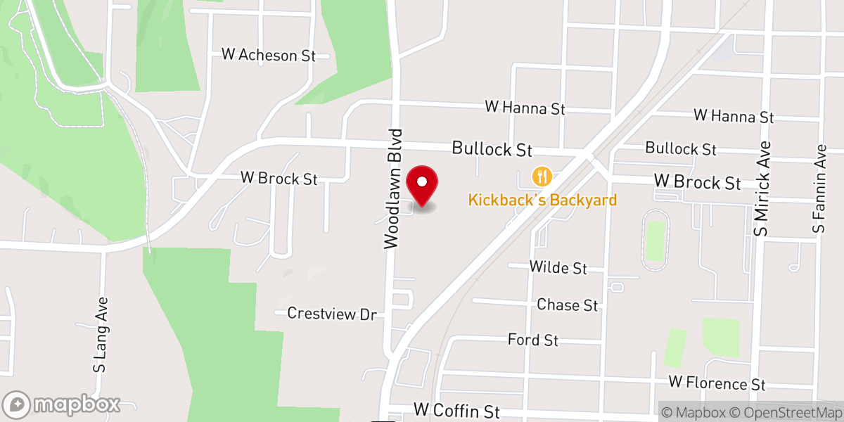 Map showing location of River Pointe Church Denison, TX