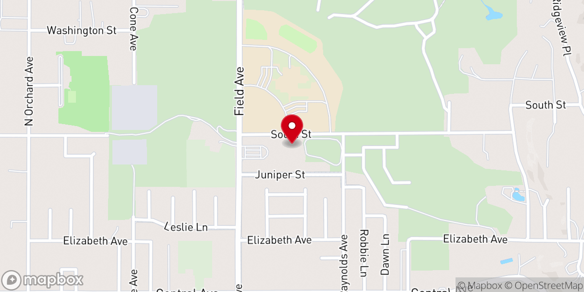 Map showing location of Catalyst Church