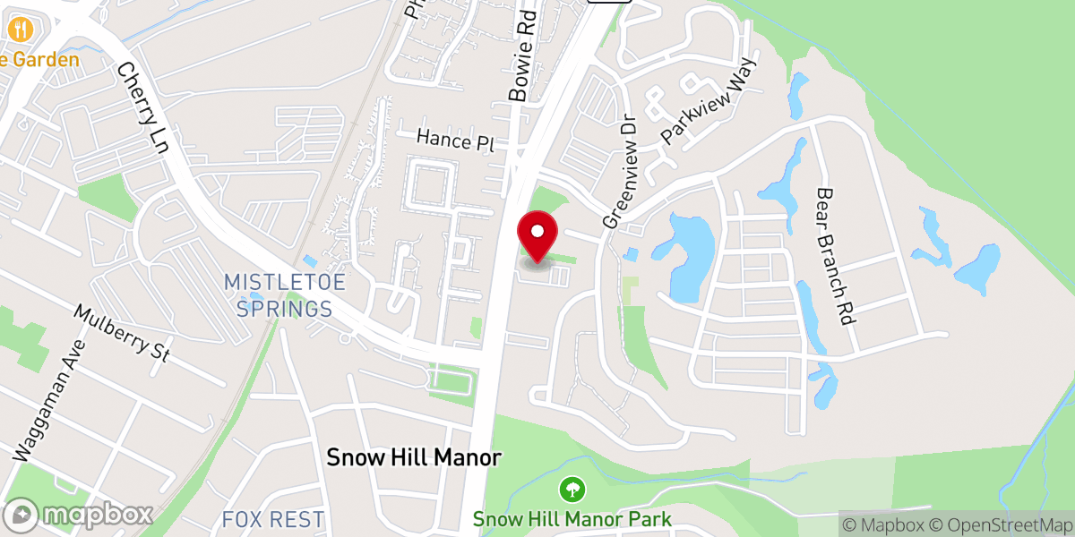 Map showing location of Christ Embassy Silver Spring