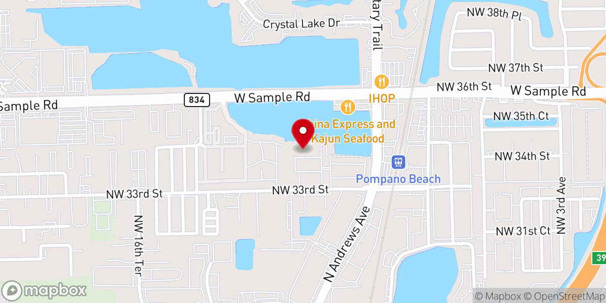 Map showing location of New Covenant Church