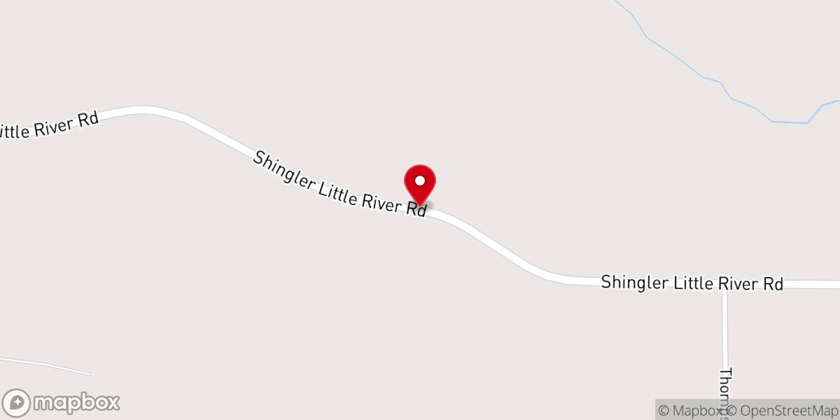 Map showing location of Summers Chapel