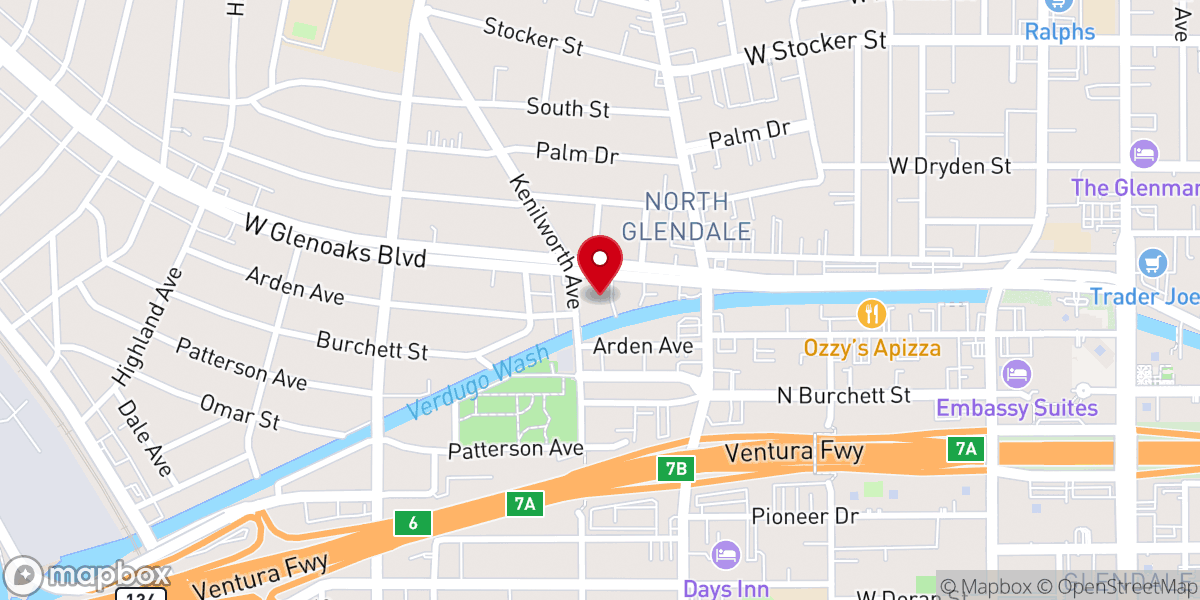 Map showing location of First German United Methodist