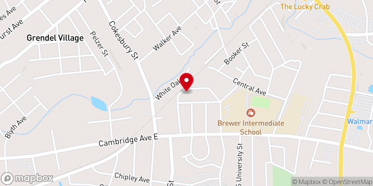 Map showing location of St Paul FBH Church
