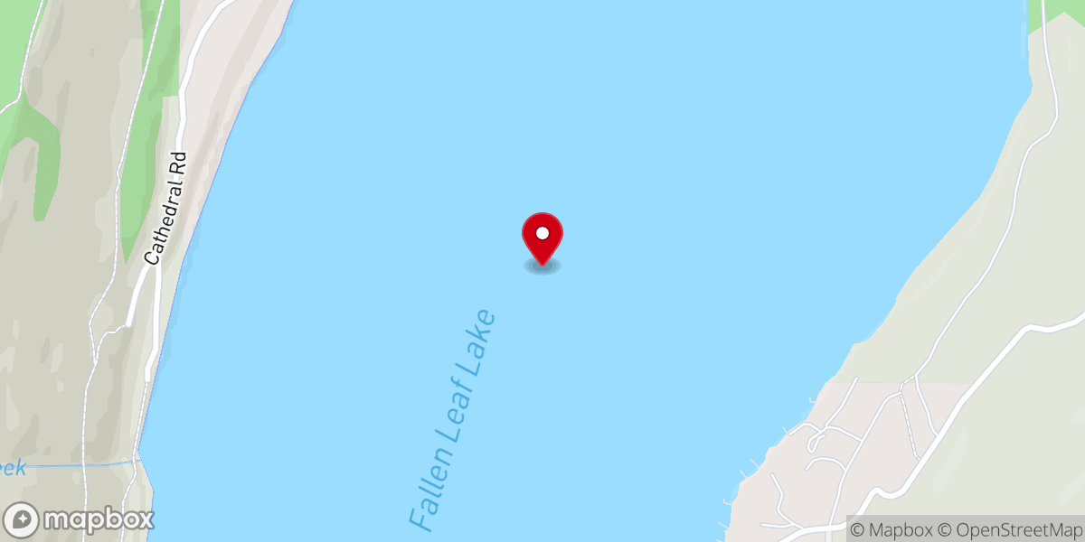 Map showing location of Fallen Leaf Lake