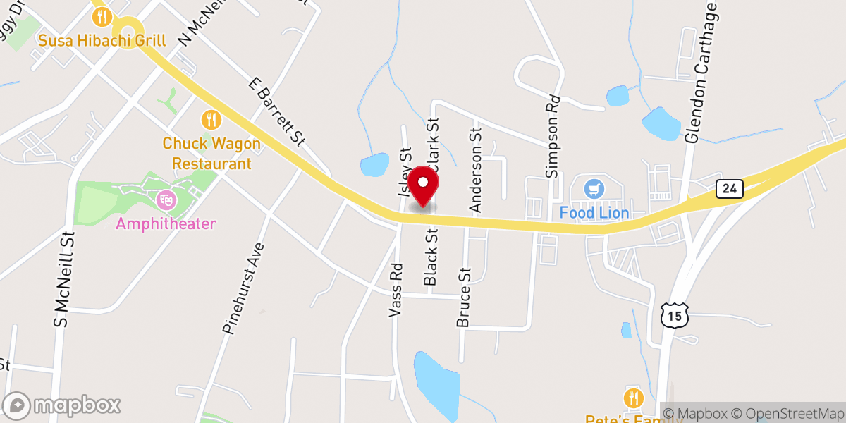 Map showing location of Christian Mission Center