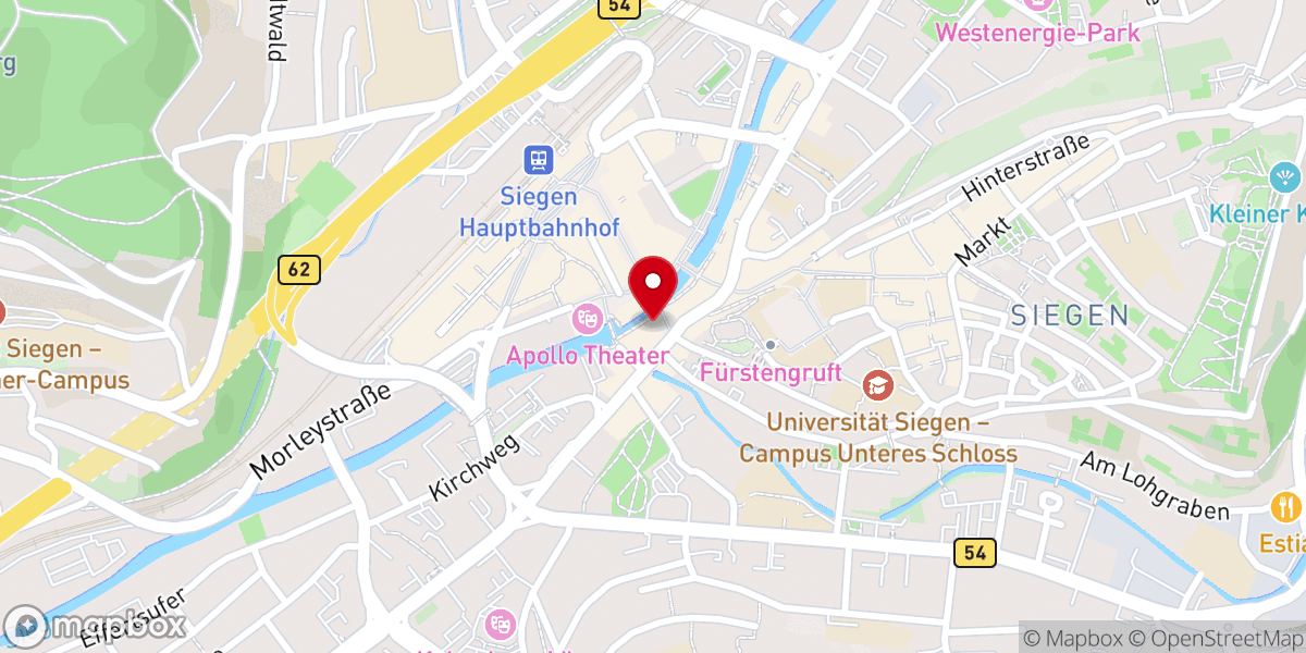Map showing location of Evangelische Studierendengemeinde Siegen (ESG)