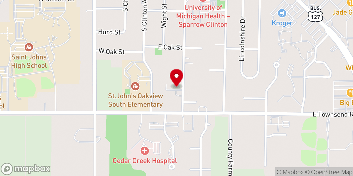 Map showing location of Saint Johns Seventh-day Adventist Church