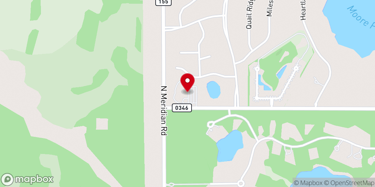 Map showing location of Wildwood Church
