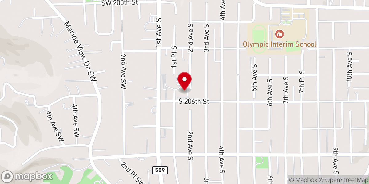 Map showing location of Resurrection Lutheran Church