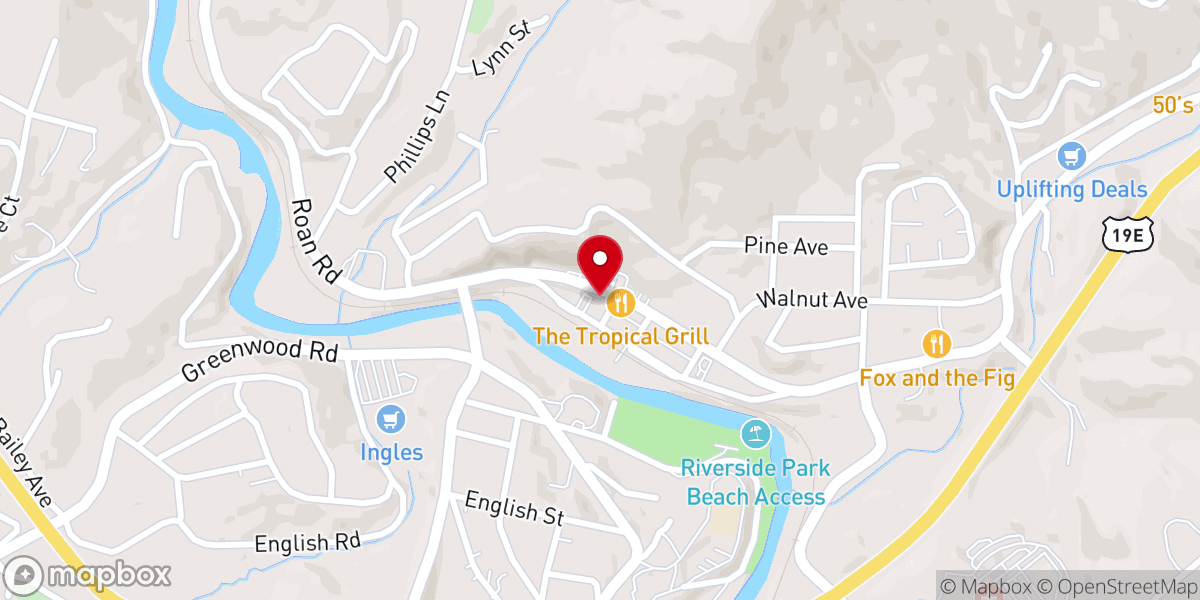 Map showing location of The Grove Church