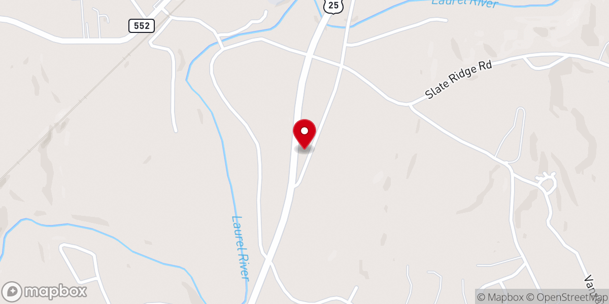 Map showing location of Lily Holiness Church