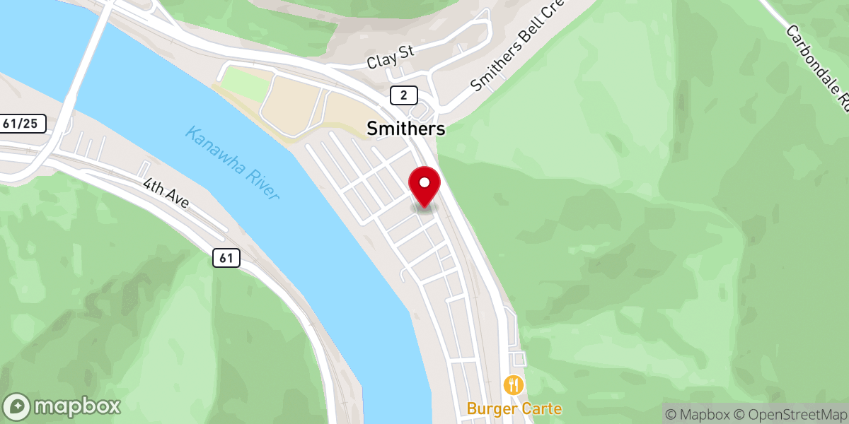 Map showing location of Christian Family Book Shoppe