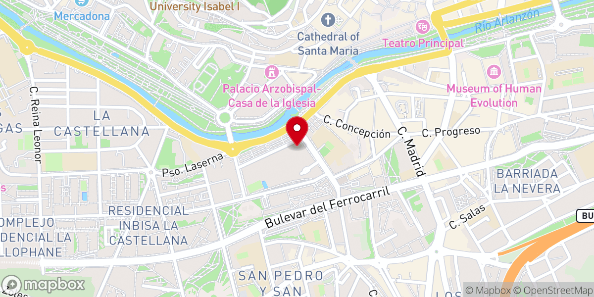 Map showing location of Santuario de la Virgen del Carmen - Padres Carmelitas