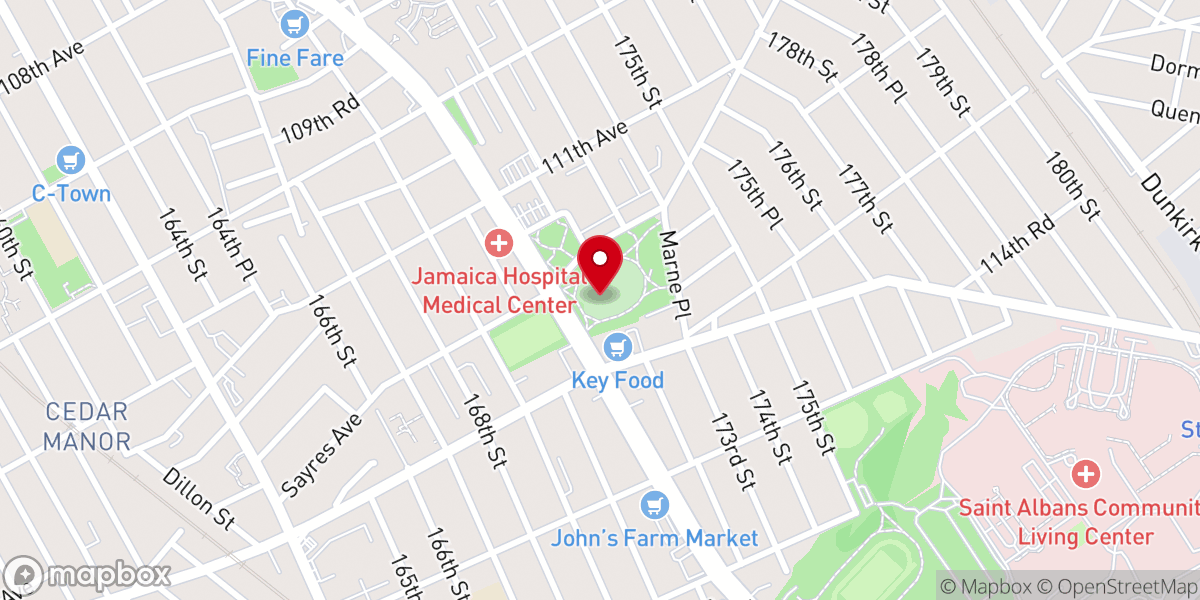 Map showing location of Archie Spigner Park