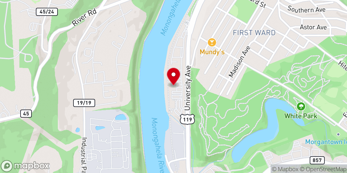 Map showing location of Mountain Heights Church