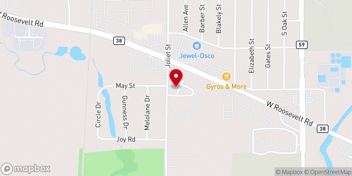 Map showing location of City of Refuge Church