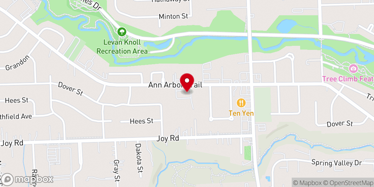 Map showing location of Berean Bible Church