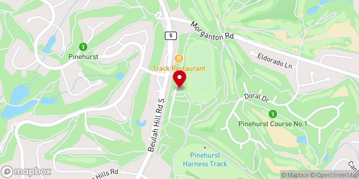 Map showing location of Fair Barn
